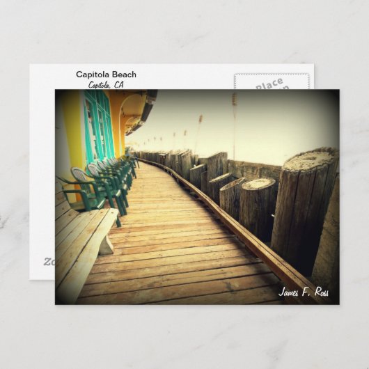 Capitola Beach Postkarte (Vorne/Hinten)