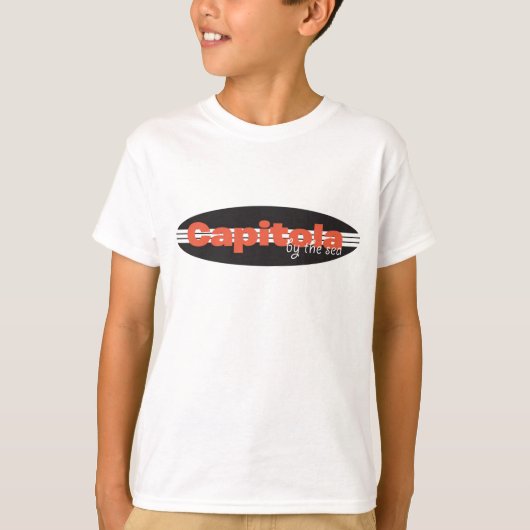 Capitola Brandungs-Brett-T-Shirt T-Shirt (Vorderseite)