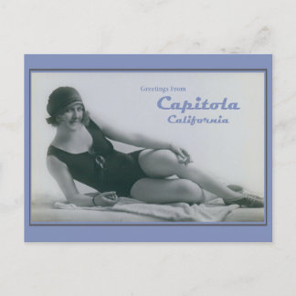 Capitola California Bathing Beauty Postkarte