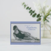 Capitola California Bathing Beauty Postkarte (Stehend Vorderseite)