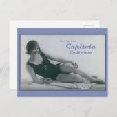Capitola California Bathing Beauty Postkarte (Vorne/Hinten)