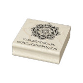 Capitola California Mandala Gummistempel (Stempel)