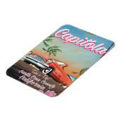 Capitola California Vintage Reiseposter Magnet (Linke Seite)