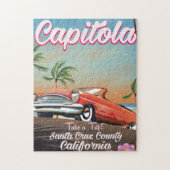 Capitola California Vintage Reiseposter Puzzle (Vertikal)