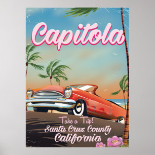 Capitola Kalifornien Vintage-Reiseposter Poster