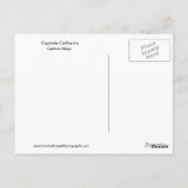 Capitola, Kalifornien von oben Postkarte (Rückseite)