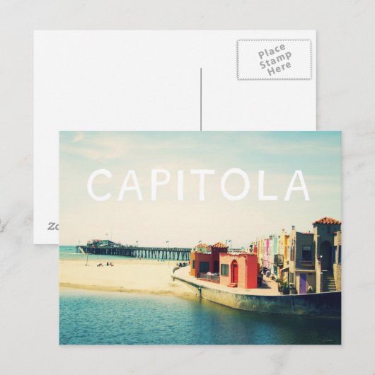 Capitola Postkarte (Vorne/Hinten)