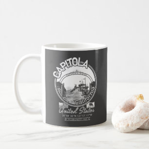 CAPITOLA SANTA CRUZ KALIFORNIEN - CAPITOLA WHARF KAFFEETASSE