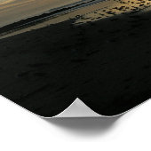 Capitola Sunset Beach Poster (Ecke)