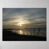 Capitola Sunset Beach Poster (Vorne)