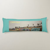 Capitola Venetian Dorf farbenfrohe Küste Seitenschläferkissen (Rückseite)