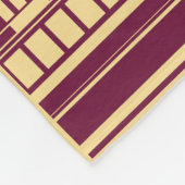 Capitoline Bloom: Etrusco-Roman Fleece Blanket (Ecke)