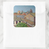 Capitoline Hill 2008 Quadratischer Aufkleber (Tasche)