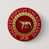 Capitoline Wolf Button (Vorderseite)