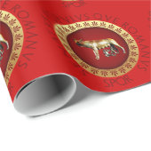 Capitoline Wolf Geschenkpapier (Rolleneckpunkt)