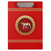 Capitoline Wolf Klemmbrett (Vorderseite)