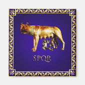 Capitoline Wolf Magnet (Vorne)