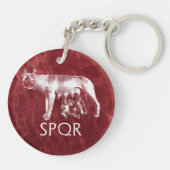 Capitoline Wolf Schlüsselanhänger (Rückseite)