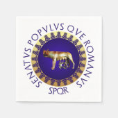 Capitoline Wolf Serviette (Vorderseite)