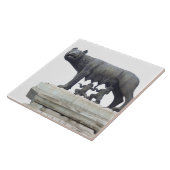 Capitoline Wolf-Statue (Sie-Wolf Säugling), Fliese (Seite)