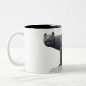 Capitoline Wolf-Statue (Sie-Wolf Säugling), Zweifarbige Tasse (Links)