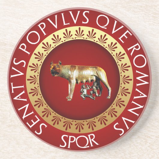 Capitoline Wolf Untersetzer (Vorne)