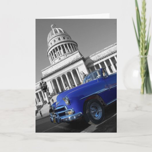 Capitolio altes blaues Auto Karte (Vorderseite)