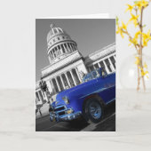 Capitolio altes blaues Auto Karte (Gelbe Blume)