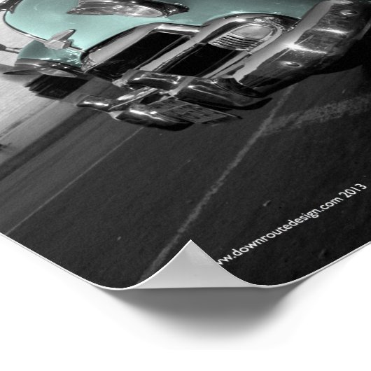 Capitolio Cool Blue Poster (Ecke)