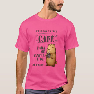 Capivara des Cafés Familie T-Shirt