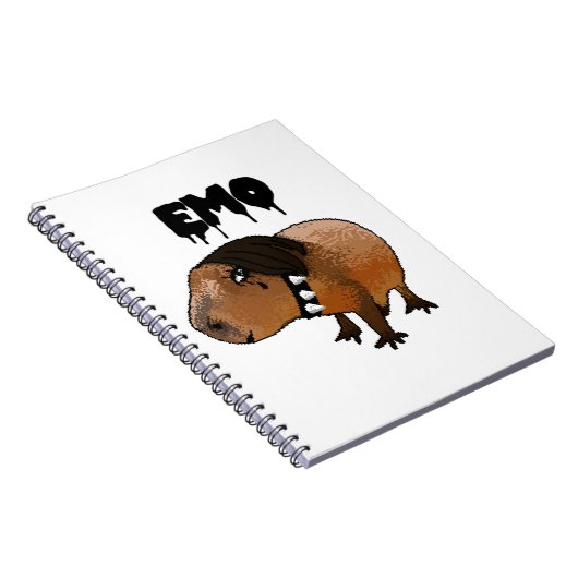 Capivara Emo Caderno Notizblock (Rechte Seite)