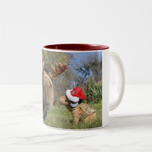 Caplin Rous WeihnachtsTasse Zweifarbige Tasse (VorderseiteRechts)