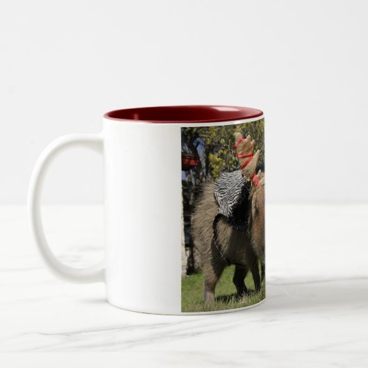 Caplin Rous WeihnachtsTasse Zweifarbige Tasse (Links)