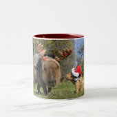 Caplin Rous WeihnachtsTasse Zweifarbige Tasse (Mittel)