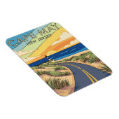 CapMay New Jersey Illustration Travel Magnet (Rechte Seite)