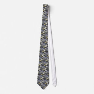 Cap'n Bill Gold Swimmer Vintag Lure Krawatte