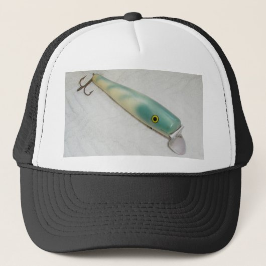 Cap'n Bill Swimmer Vintag Lure Hat #2 Truckerkappe (Vorderseite)