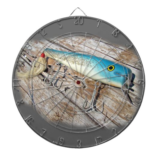 Cap'n Bill's Streamliner Saltwater Vintag Lure Dartscheibe (vorne)