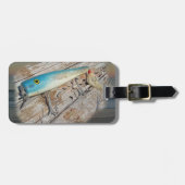 Cap'n Bill's Streamliner Saltwater Vintag Lure Gepäckanhänger (Vorderseite horizontal)