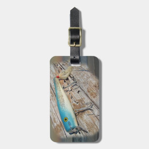 Cap'n Bill's Streamliner Saltwater Vintag Lure Gepäckanhänger
