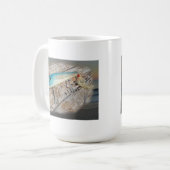 Cap'n Bill's Streamliner Saltwater Vintag Lure Kaffeetasse (Vorderseite Links)