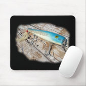 Cap'n Bill's Streamliner Saltwater Vintag Lure Mousepad (Mit Mouse)