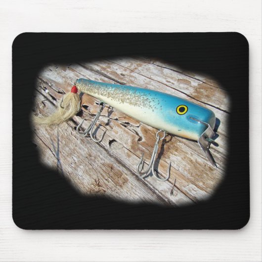 Cap'n Bill's Streamliner Saltwater Vintag Lure Mousepad (Vorne)