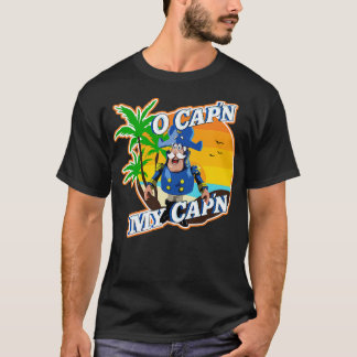 Capn Crunch alias Captain Crunch, wie von Walt ins T-Shirt