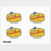 Cap'n Hanks Brand Rechteckiger Aufkleber (Blatt)