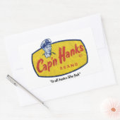 Cap'n Hanks Brand Rechteckiger Aufkleber (Umschlag)