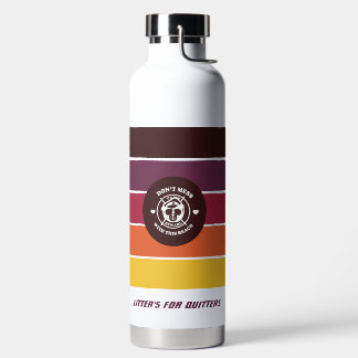 Cap'n Vorsicht vor Strandsicherheitsbär Trinkflasche