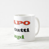 Capo/Chef Kaffeetasse (VorderseiteRechts)