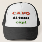 Capo/Chef Truckerkappe (Vorderseite)