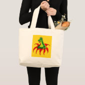 Capo, der kleine Drache Jumbo Stoffbeutel (Vorderseite (Produkt))